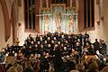 Das musikalische Aufgebot beim Weihnachtskonzert in der Stadtpfarrkirche Haßfurt.&nbsp;