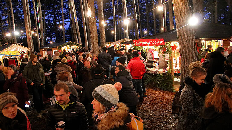 Der bisherige und wieder zu erwartende Besucherzuspruch war der entscheidende Aspekt für die nun beschlossene Absage der Leinacher Waldweihnacht.