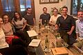 Der Verein Blickrichtung W hat den Kalender herausgebracht (von links) Maria Merz, Johanna Schwab, Julia Warmdt, Johannes Büttner, Christian Merz, Daniela Brandl, Moritz Mandel und Philipp Merz.