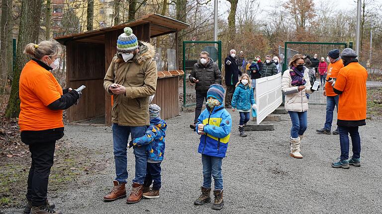 Endlich wieder geöffnet, wenn auch nur für ein paar Stunden: Der Schweinfurter Wildpark an den Eichen.