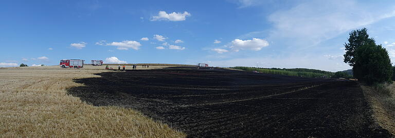 Auf 15.000 Quadratmetern wütete das Feuer.