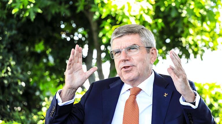 'Ich mache meinen Job, ich wollte das so, es ist nie einfach, aber es macht mir vor allem: Freude.' IOC-Präsident Thomas Bach im Juli 2020.