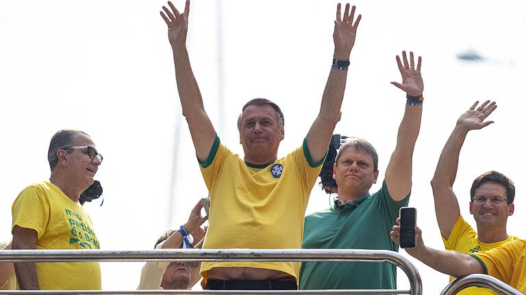 Demonstration in Brasilien - Bolsonaro bezeichnete Bundesrichter Moraes als „Diktator”. Demonstration in Brasilien - Bolsonaro bezeichnete Bundesrichter Moraes als „Diktator”.
