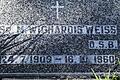 Noch gut lesbar: Das Grab der aus Dittigheim stammenden Ordensschwester Schwester M. Wighardis Weis auf dem Friedhof von Oshikuku.