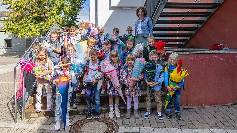 Kathrin Ziegler-Wadas kümmert sich um die 22 Abc-Schützen der Klasse 1d an der Grundschule Ebern.