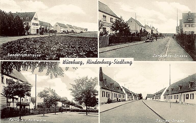 Die Hindenburgsiedlung, hier ungewöhnlicherweise mit Bindestrich geschrieben, auf einer Ansichtskarte aus dem Jahr 1940. Später wurde die Siedlung in Gartenstadt Keesburg umbenannt. Die Hindenburgsiedlung, hier ungewöhnlicherweise mit Bindestrich geschrieben, auf einer Ansichtskarte aus dem Jahr 1940. Später wurde die Siedlung in Gartenstadt Keesburg umbenannt.