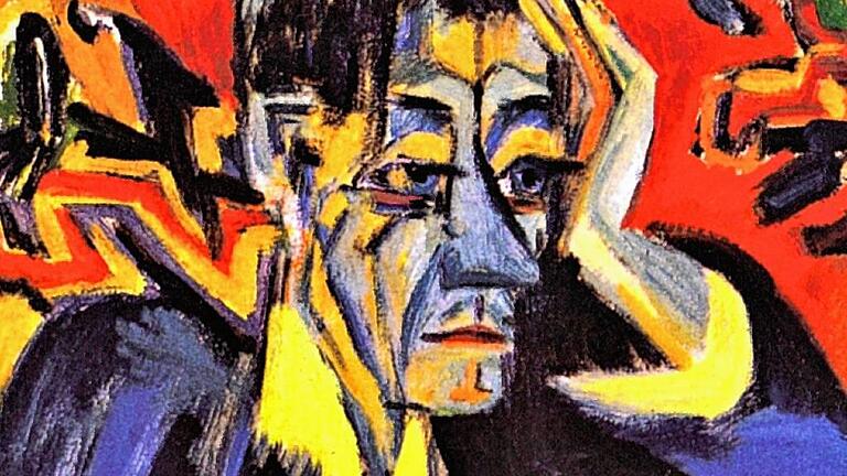 Leonhard Frank, porträtiert von Ernst Ludwig Kirchner.