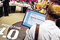 Die digitalisierte und vernetzte Fabrik: Auf der Hannover Messe zeigen Unternehmen, wie sie sich die &bdquo;Industrie 4.0&ldquo; vorstellen.Foto: Christoph Schmidt, dpa