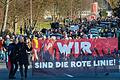 Mit den aus vorausgegangenen Demonstrationen bekannten Parolen wurde auch am Sonntag ein Ende der Corona-Maßnahmen gefordert.