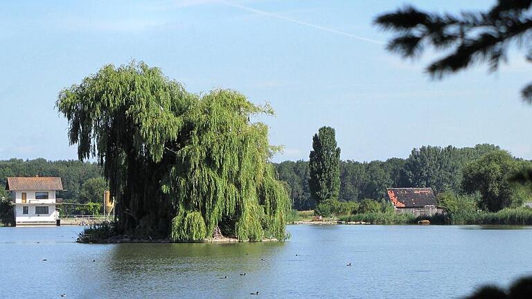 Die Hörnauer Seen: Die Fischzucht Gerstner aus Obervolkach hat von Otto und Silvia Müller (Dingolshausen) das rund 30 Hektar große Areal erworben. Herzstück ist der mehr als 17 Hektar große Hörnauer See mit dem Seehaus und der Vogelinsel in der Mitte.