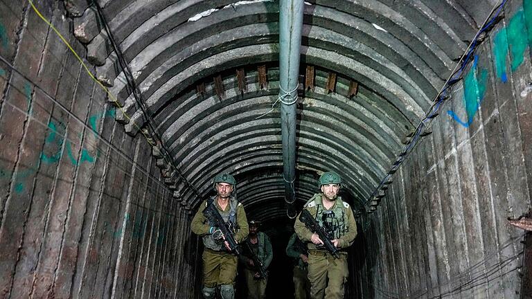 Hamas-Tunnel im Gazastreifen       -  Nur wenige Tunnel führen von Rafah aus Gaza nach Ägypten, und selbst diese sind nicht mehr aktiv, gab Israels Militär bekannt. (Archivbild)