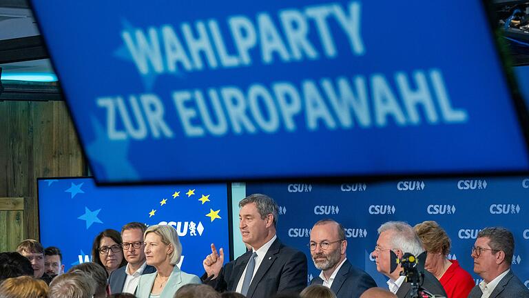Die CSU ist auch im Landkreis Kitzingen einer der Gewinner der Europawahl 2024. Die CSU ist auch im Landkreis Kitzingen einer der Gewinner der Europawahl 2024.