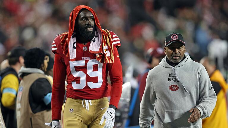 San Francisco 49ers - Los Angeles Rams - Kein Bock auf das Spiel: De’Vondre Campbell. San Francisco 49ers - Los Angeles Rams - Kein Bock auf das Spiel: De’Vondre Campbell.