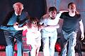 Mitfühlend oder verstörend-brutal:  Die Lieder verstärkten die bedrückende Atmosphäre des Musicals „Woyzeck“ der Badischen Landesbühne.