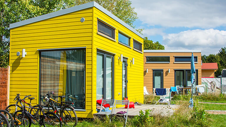 Die Ellertshäuser Tiny-House-Siedlung.