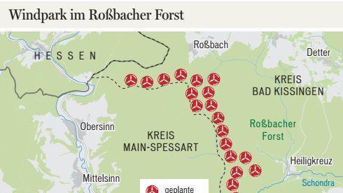 Im Roßbacher Forst planen Projektentwickler einen Windpark.       -  Im Roßbacher Forst planen Projektentwickler einen Windpark.