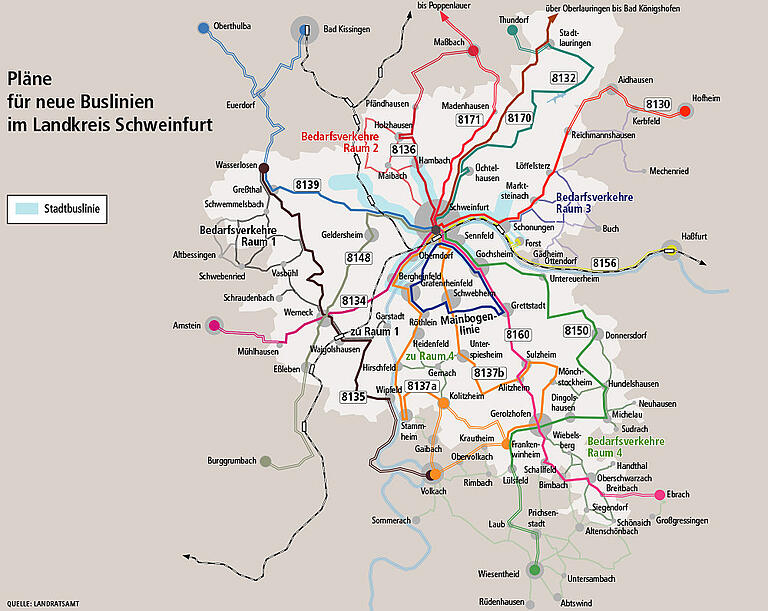 Im Landkreis: Buslinien im Stundentakt