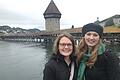 Kerstin und Andrea im Mai in Luzern.