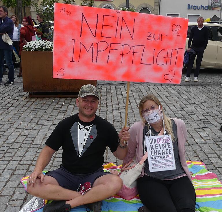 Die Botschaft ist klar. Keine Impfpflicht und keinen Maulkorb.