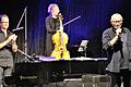 Liedermacher Konstantin Wecker war zu Gast beim Volkacher Kabarett Sommer. Mit Fanny Kammerlander und Jo Barnickel trat er als Trio auf.