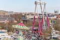 Ab 18. März geht's wieder rund beim Frühjahrsvolksfest auf der Talavera in Würzburg (Archivbild von 2022).