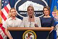 Justizministerin Pam Bondi       -  Bondi geht gegen antichristliche Tendenzen vor. (Archivbild)
