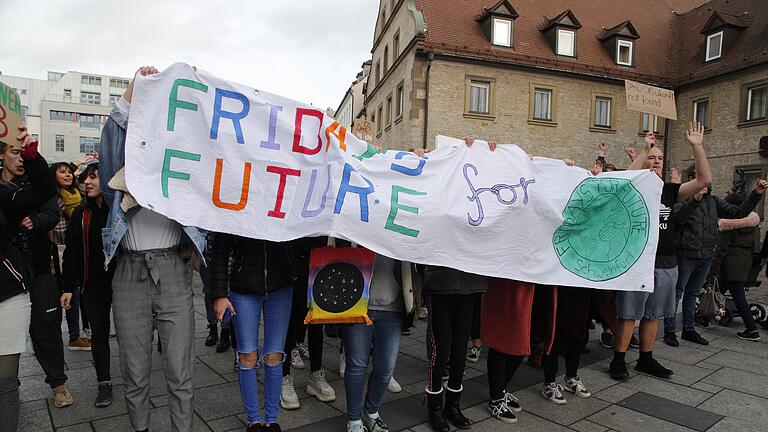 Fridays for Future Schweinfurt Demonstratin 29. November Schillerplatz Schweinfurt