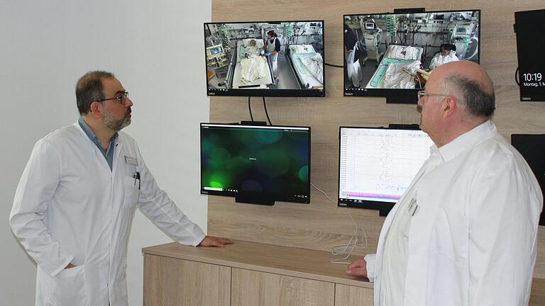 Modernste Technologie hilft Epilepsiepatienten. Dr. Hassan Soda (links) und Dr. Tobias Knieß (rechts) leiten die Abteilung.