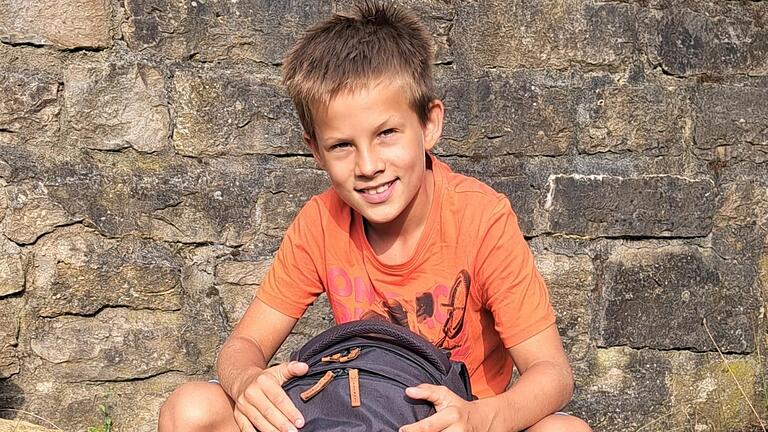 Milo freut sich auf den Schulstart an der Realschule in Lauda. Milo freut sich auf den Schulstart an der Realschule in Lauda.