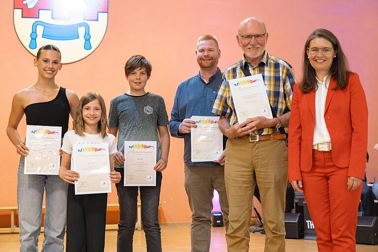 Die Geehrten in den Kategorien Sportabzeichen und Bronze&nbsp;