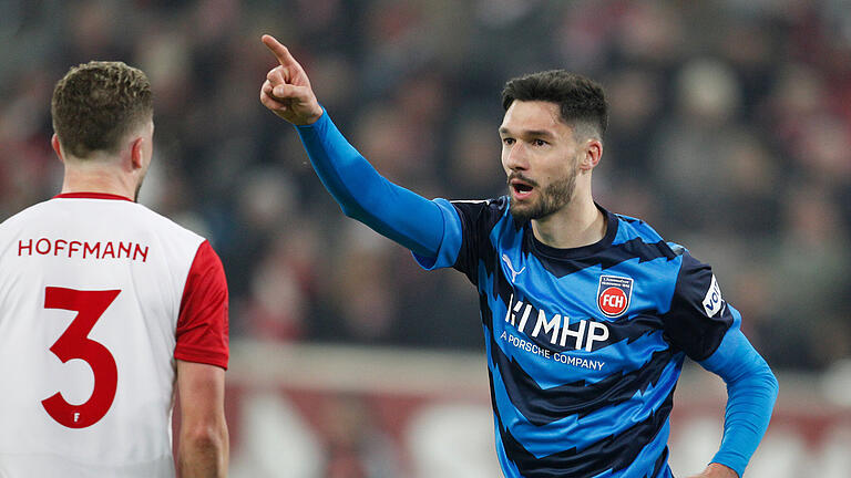 Fortuna Düsseldorf - 1. FC Heidenheim       -  Einer von 23 Tims in den ersten drei Profiligen: Tim Kleindienst, Torjäger des 1. FC Heidenheim.