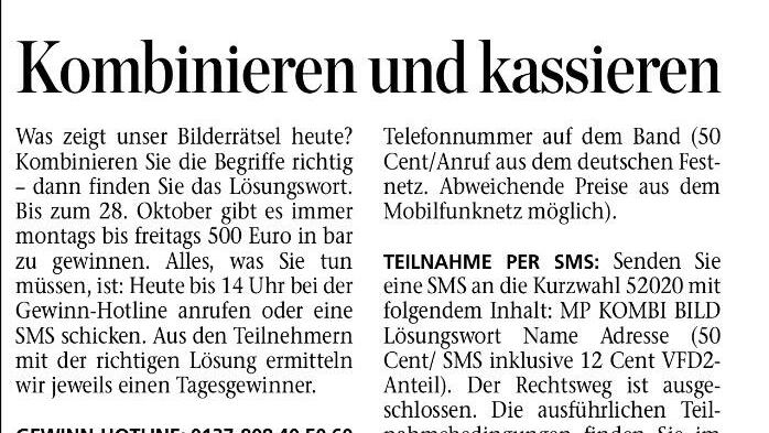Kombinieren, Beispiel 3