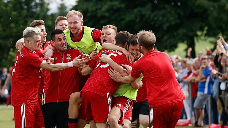 Die TSG Estenfeld jubelte im vergangenen Jahr über den Kreisliga-Klassenerhalt in der Relegation. Auch diesmal sind die Estenfelder in der Saisonverlängerung wieder dabei.