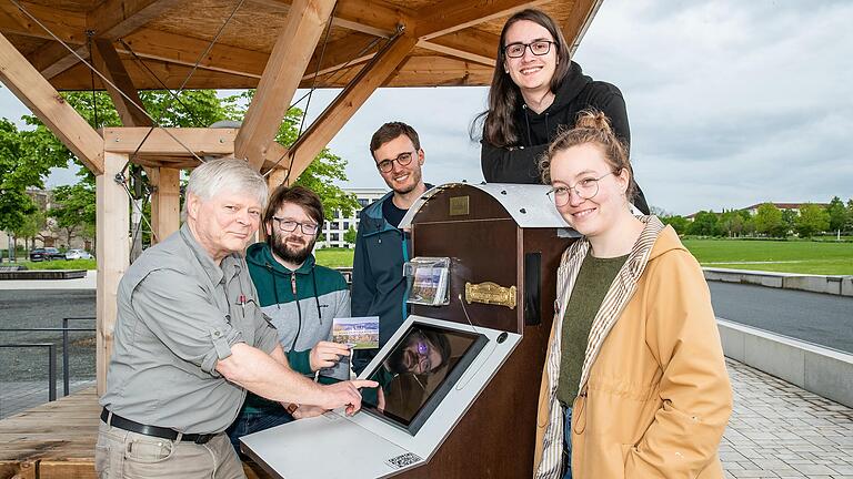 Sie sind die Menschen hinter dem Projekt 'hubbel' (von links): Henning Albrecht, Jonathan Hohm, Nils Zottmann, Simon Maier und Franzisca Maas.&nbsp;