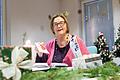 Rosemarie Schotte hat im vergangenen Jahr 30-jähriges Jubiläum in der Weihnachtspostfiliale in Himmelstadt gefeiert. (Archivfoto)