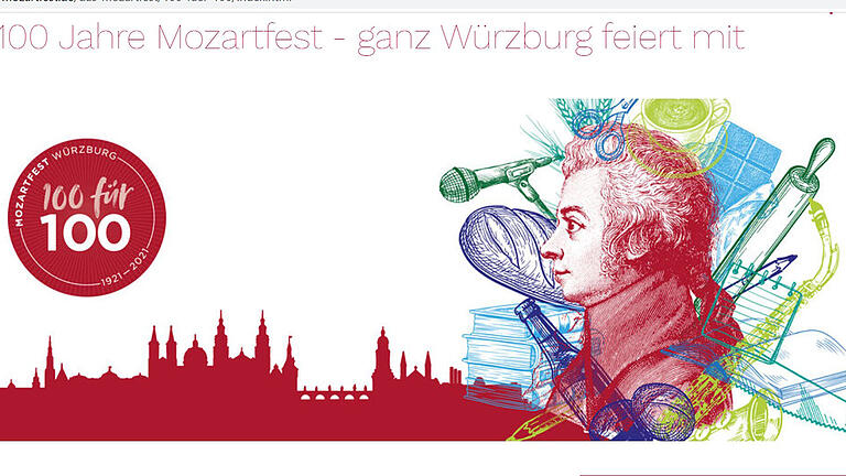 2021 feiert die Stadt Würzburg '100 Jahre Mozartfest'.