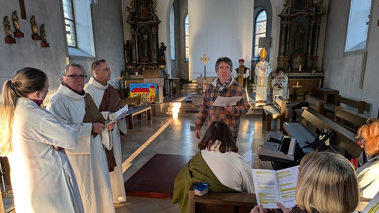 Probe zum All-In 2025 in der Riedenberger Kirche.       -  Probe zum All-In 2025 in der Riedenberger Kirche.