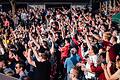 Die Fans des TSV Aubstadt (hier beim Pokal-Halbfinale gegen den TSV 1860 München) hatten im Jahr 2022 jede Menge Grund zum Feiern.