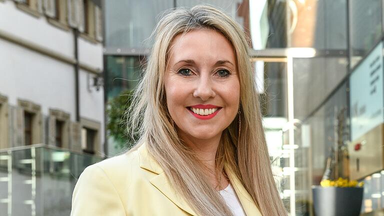 Anna Stolz (40) aus Arnstein, seit 2018 im Landtag, gewählt über die Unterfranken-Liste