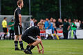 SV Veitshöchheim vs. FV Stetten-Binsfeld-Müdesheim, Relegation       -  Im Bild: v.li. Jonathan Schraut (Stetten) und Finn Weißenberger (Stetten), Enttäuschung, Tor zum 4:0

30.05.2024, SV Veitshöchheim vs. FV Stetten-Binsfeld-Müdesheim, Relegation, Deutschland, Thüngersheim, Sportgelände Thüngersheim,