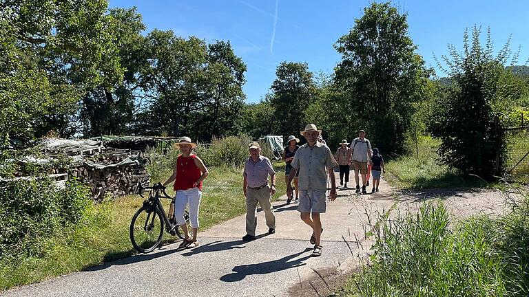 Auf dem Weg nach Wiesenbronn.