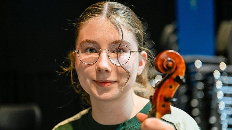 Annika Stein: 'Es ist alles viel größer und professioneller als im Schulorchester.' Annika Stein: 'Es ist alles viel größer und professioneller als im Schulorchester.'