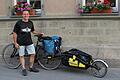 Geocacher Daniel Pflieger war auf einer zweiwöchigen Tour von Sylt nach Oberstdorf unterwegs, um den längsten Multicache Deutschlands zu lösen. Dabei machte er Station in Stockheim.