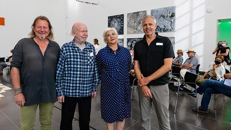 Ralf Siegemund, Wolf Sakowski, Sorya Lippert und Roger Libesch. Ralf Siegemund, Wolf Sakowski, Sorya Lippert und Roger Libesch.