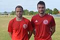 Julius Scheuring (links) und Tobias Breunig verstärken den FC Ober-/Mittelstreu. Beide kommen vom TSV Großbardorf zum A-Klassisten.