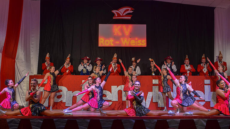 KV Rot-Weiss Frankenwinheim in der Herlindenhalle in Herlheim