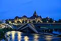 Brückeneinsturz in Dresden       -  Nach dem Einsturz der Carolabrücke stellt sich die Frage nach dem Wiederaufbau (Foto aktuell).