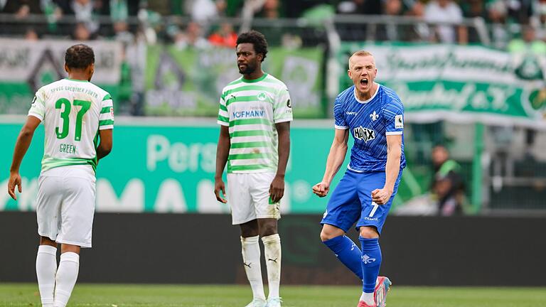 SpVgg Greuther Fürth - Darmstadt 98       -  Auch Isac Lidberg schlägt gegen Fürth zu.