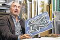 Erwischt: Ernst Schöller mit einem gefälschten Bild von Francis Picabia.