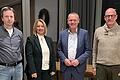 Aufsichtsrat des Heimstättenwerks neu aufgestellt (von links): Bernd Koch, Stefanie Schwab, Thomas Stamm und Stefan Scherg.